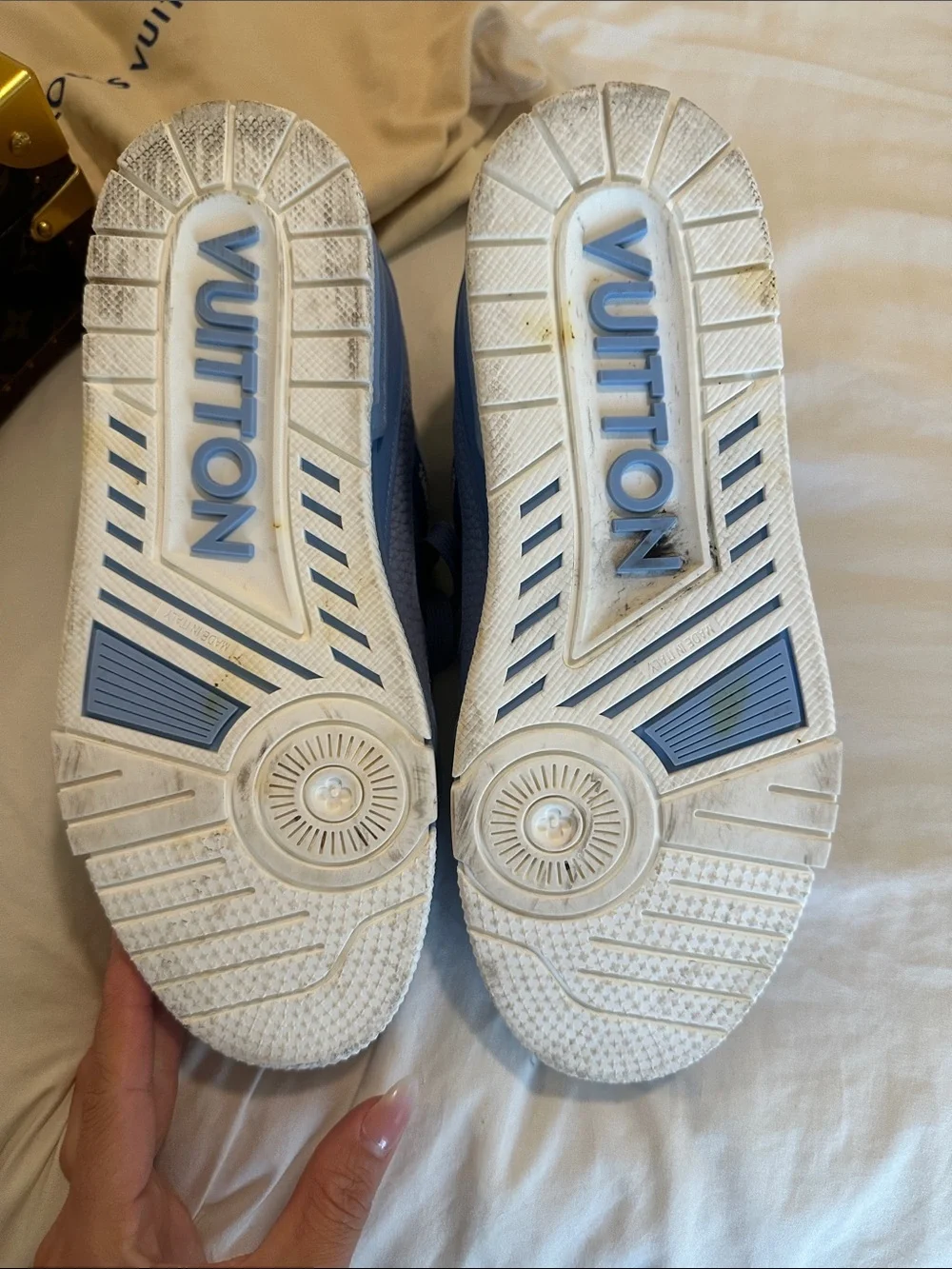 Women’s LV Trainer Shoes, rare size 8.5